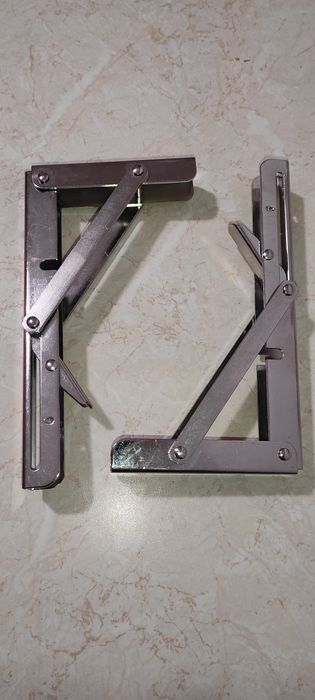 Składany wspornik półki 200 mm, uchwyt pod półkę, kątownik,.