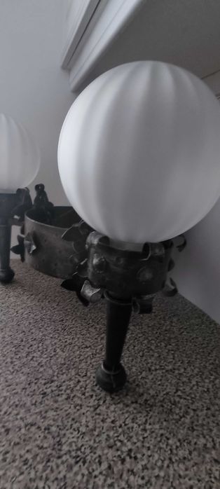 Candeeiro em ferro forjado