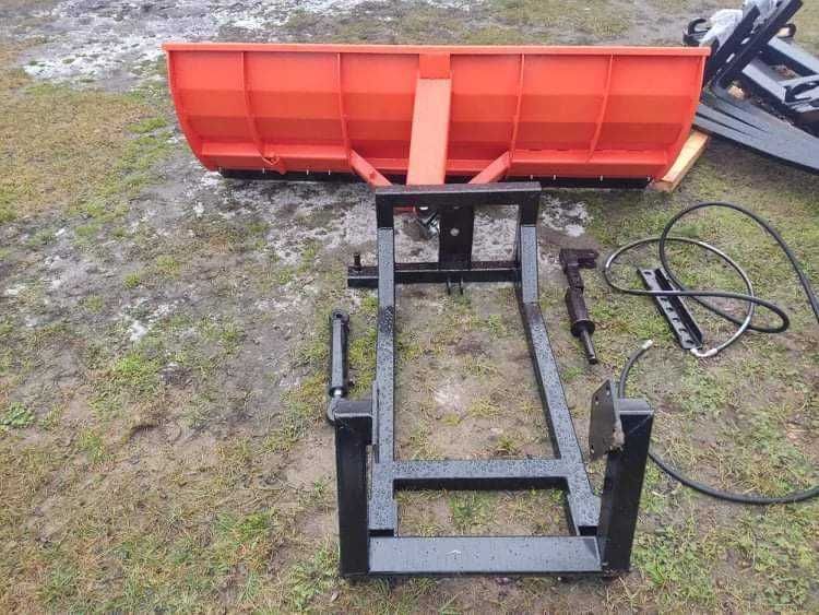 Pług do odśnieżania dróg chodników do różnych ciągników Dowozimy