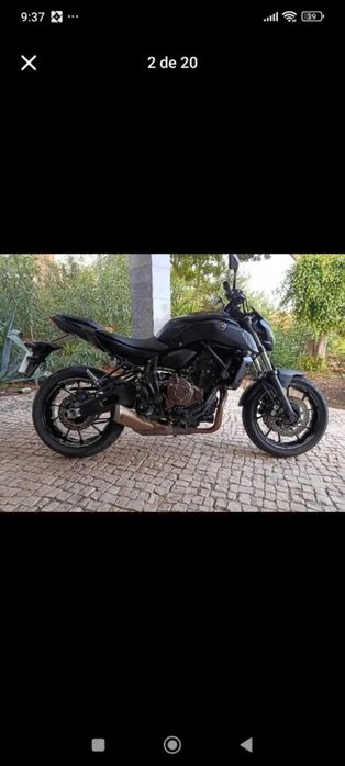 Yamaha MT 07 2019