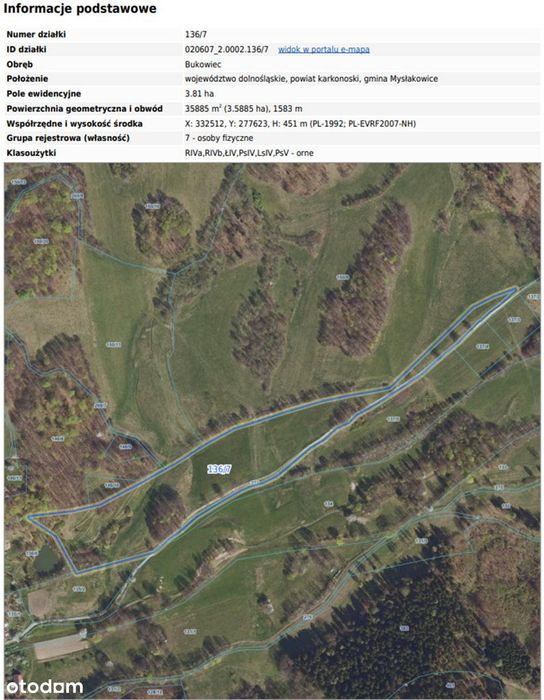 Bukowiec/Grunt/Rolny/Mysłakowice/Góry/Las/Widok/Karkonosze/3,81ha - Widok 3
