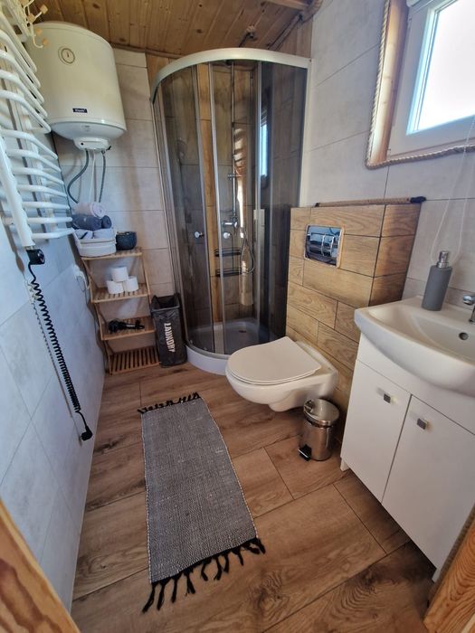 "Zaplecze Lasu" Domki całoroczne z balią drewniane domki z jacuzzi