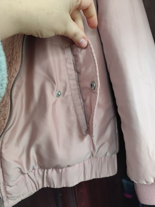 Шубка двостороння бомбер Zara на 13-14років