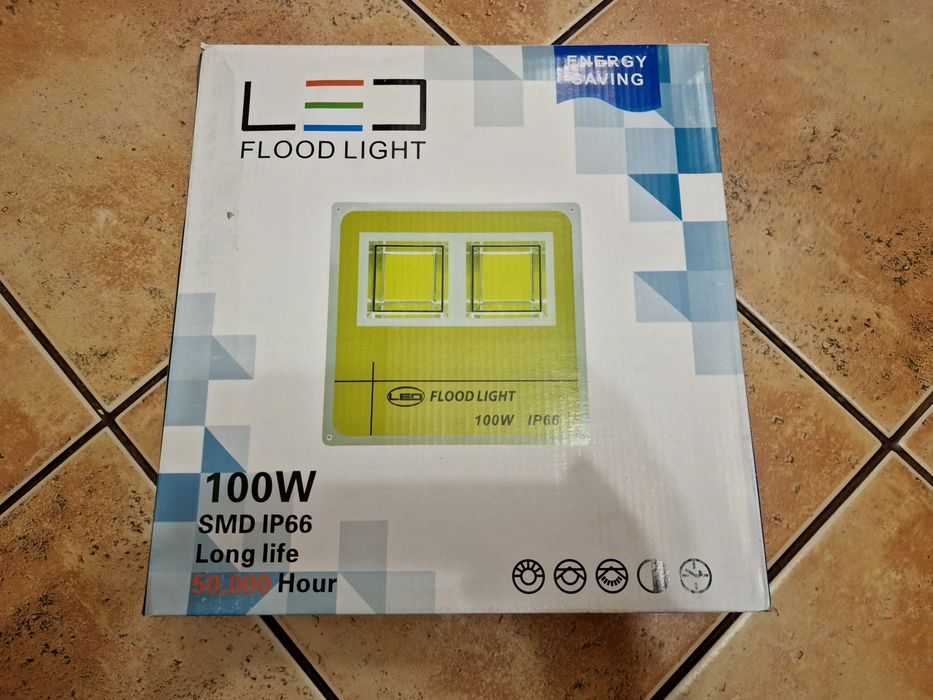 Halogen 100W LED zewnętrzny i wewnątrzny