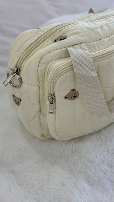 Сумка для мами/ сумка для коляски з ведмедиками