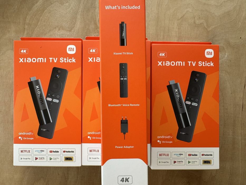 ⫸ Xiaomi Mi TV Stick 4K смарт тв приставка Android11 андроїд tv box EU