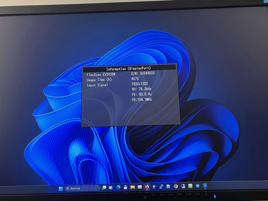 Zadbany monitor EIZO EV2436W 24.1"