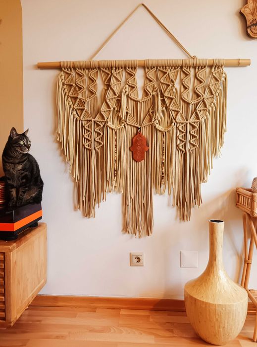 Macramé Kia Kaha (ter fé e resiliência em tempos dificeis)
