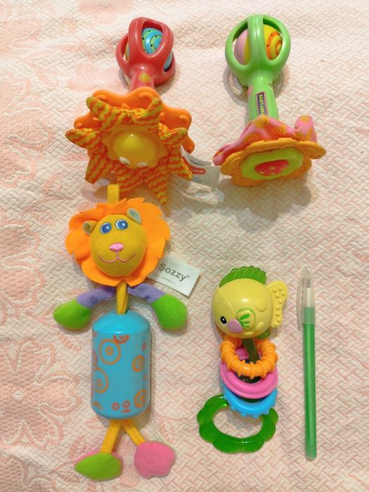 Іграшки брязкальця гризунці підвіски