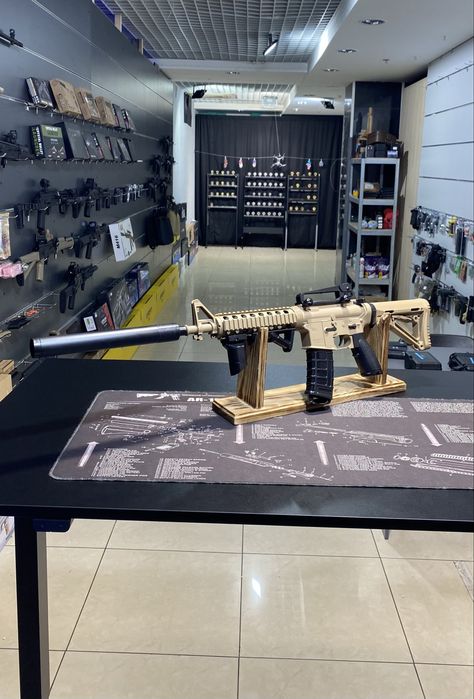 HK416 Camo на орбізах 91 см, автоматичний і механічний, з акумулятором