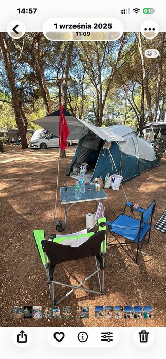 Namiot kempingowy Quechua Arpenaz 4.1 Fresh & Black 4-osobowy