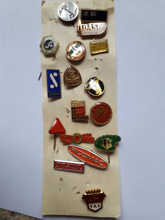 Значки фирменных логотипов