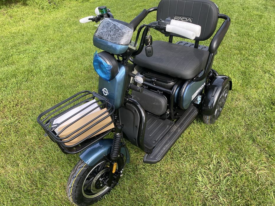 Новий Електроскутер 1100 вт,  FADA OLDi  / Трицикл Фада
