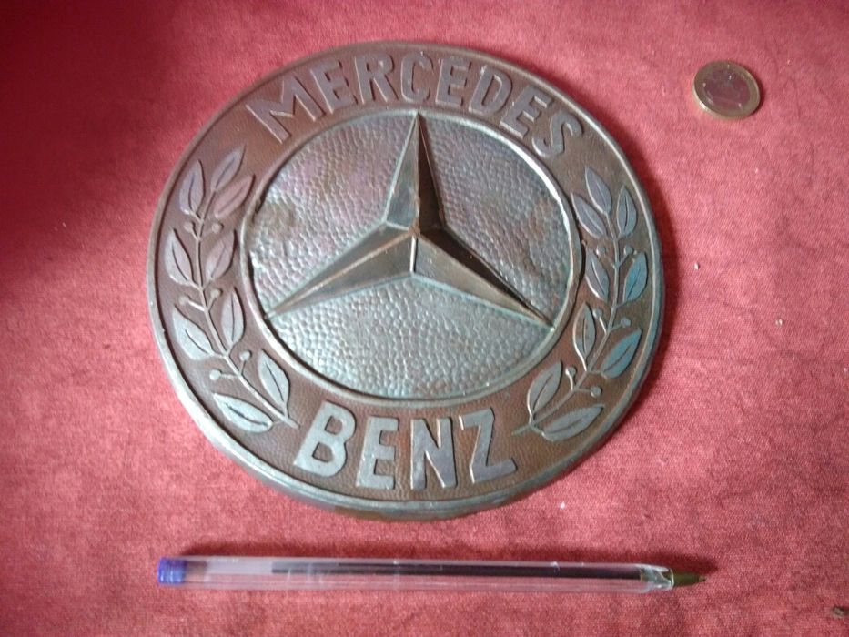 Placa Antiga Mercedes Benz