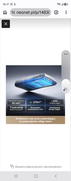 Odkurzacz Pionowy Dreame v30 Essential Nowy