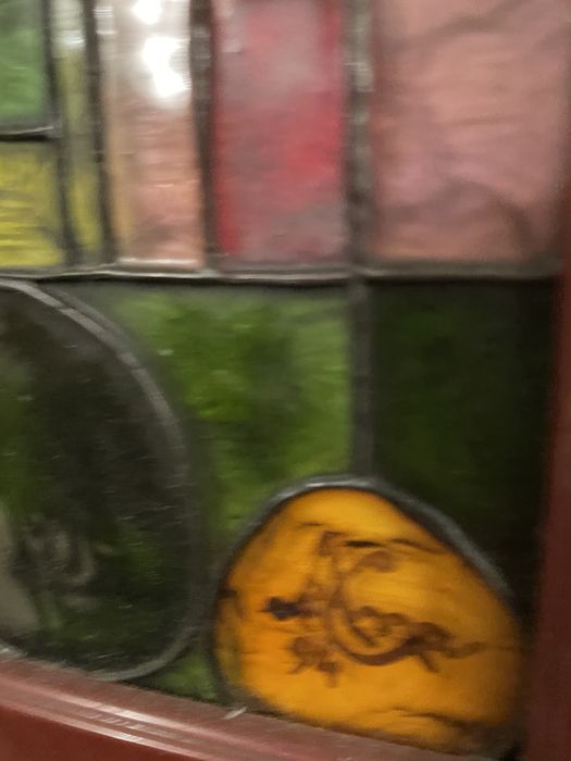 Quadro pintura em vidro