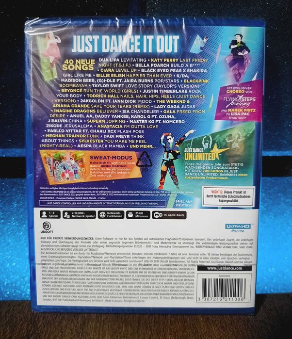 Just Dance 2022 PS5 - gra taneczna, na imprezę, taniec