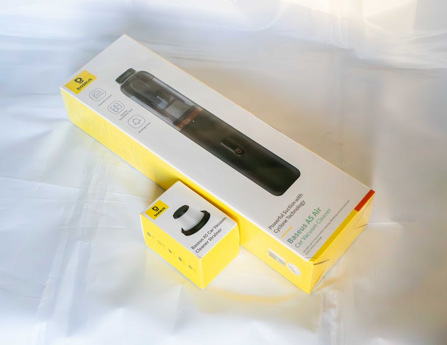 Пилосос Baseus A5 Air Car 12000Pa 2-в-1: портативний пилосос + надув