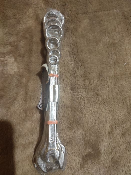 Zestaw 6 szt. kluczy płaskich dwustronnych