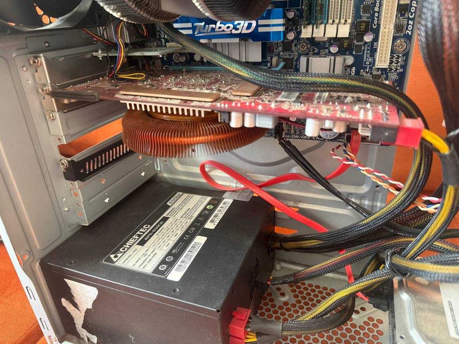 Ретро компьютер AMD Phenom II X6 Windows 7 системный блок