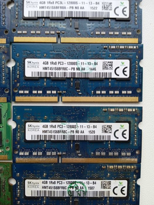 оперативна пам'ять  DDR3/4 гб