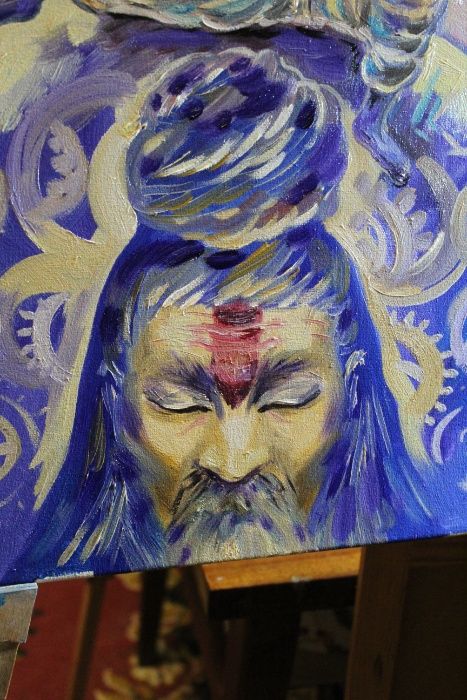 Картина "Вишну. Кришна. Шива"