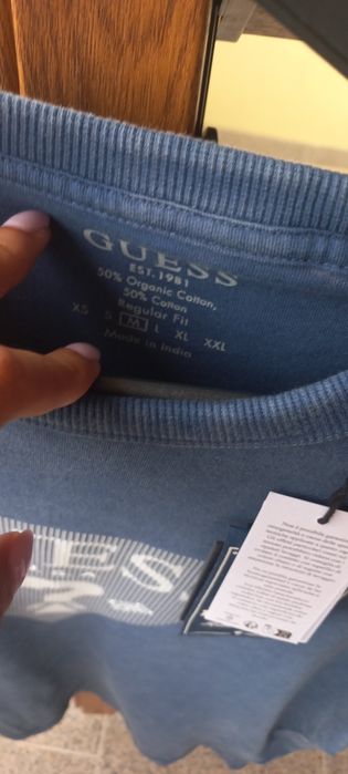T-shirt guess azul