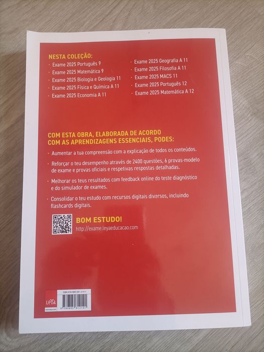 Manual de preparação para exame de Matemática A - 2025 (Leya Educação)