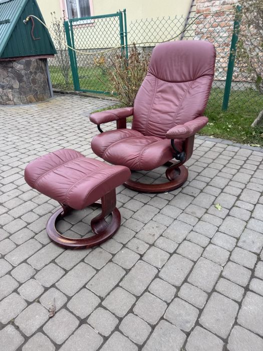 Крісло реклайнер Stressles(00134) крісло для відпочинку
