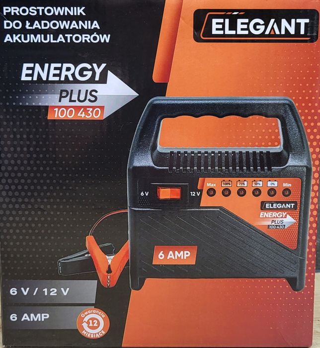 Зарядний пристрій для акумуляторів Elegant Plus 100 430 (6V/12V, 6A)
