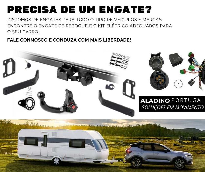 ENGATE de REBOQUE para várias Marcas - HOMOLOGADO