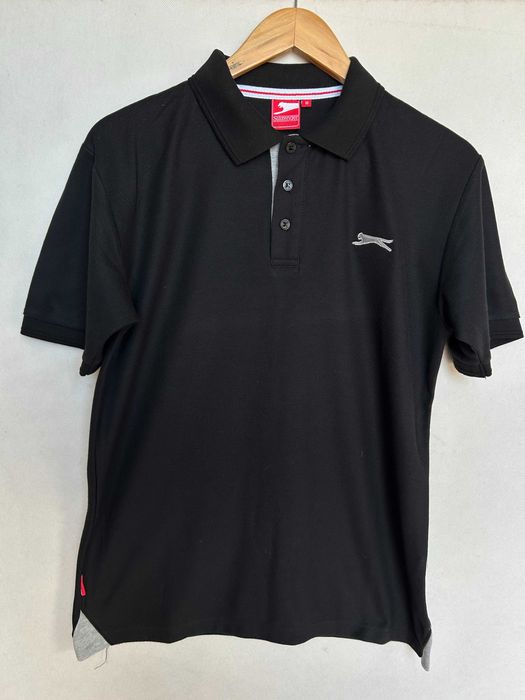 Slazenger _ Czarna koszulka polo r. M