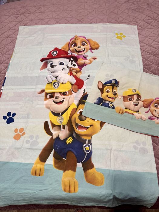 Комплект дитячої постільної білизни Herding Paw Patrol 100% бавовна