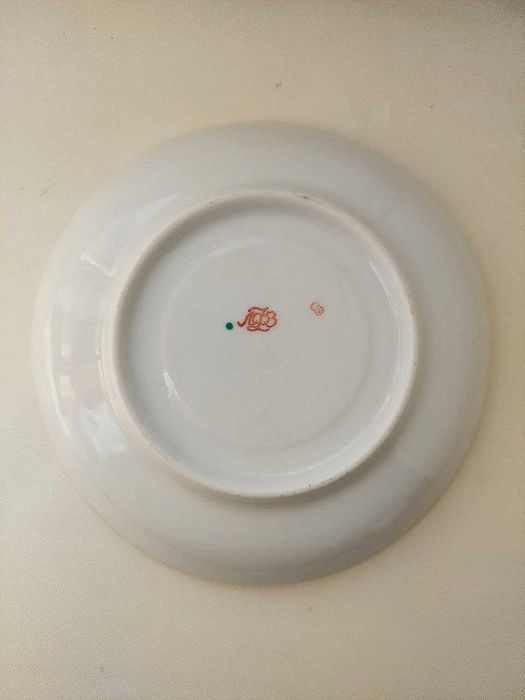 Блюдце ЛФЗ СССР Мифические львы