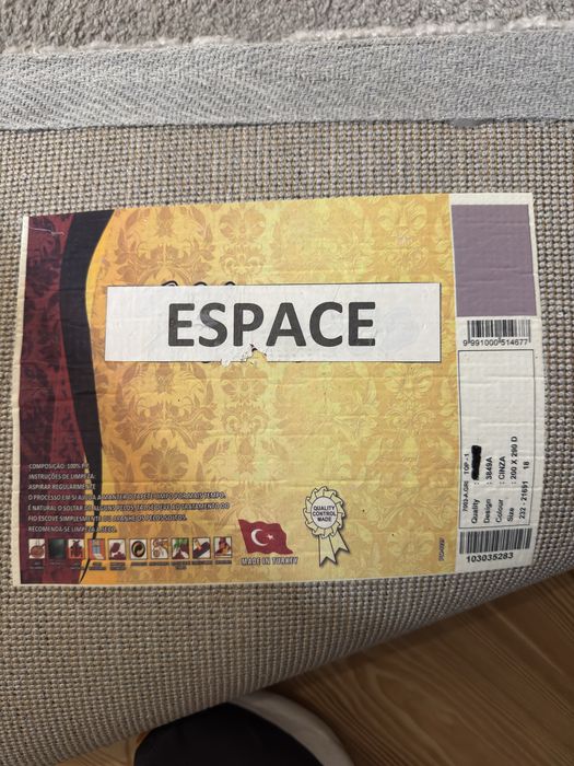 Carpete Cinza - 200 X 290