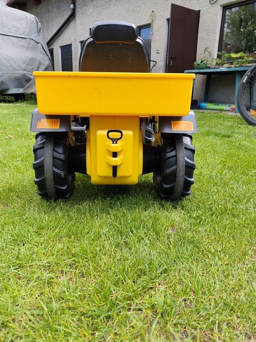 Rolly Toys Traktor Volvo Żółty. Samochód na pedały
