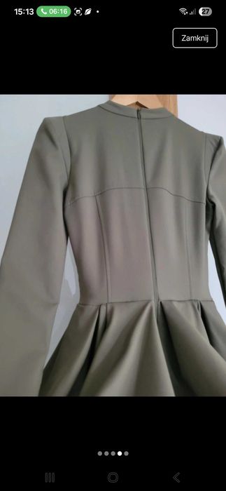 Sukienka Lou Sasha r. 36 kolor Khaki