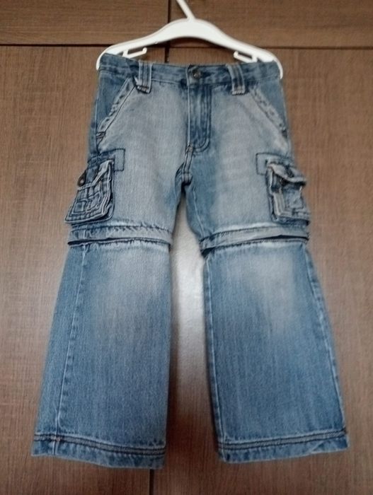 Calças de ganga/ calção de ganga