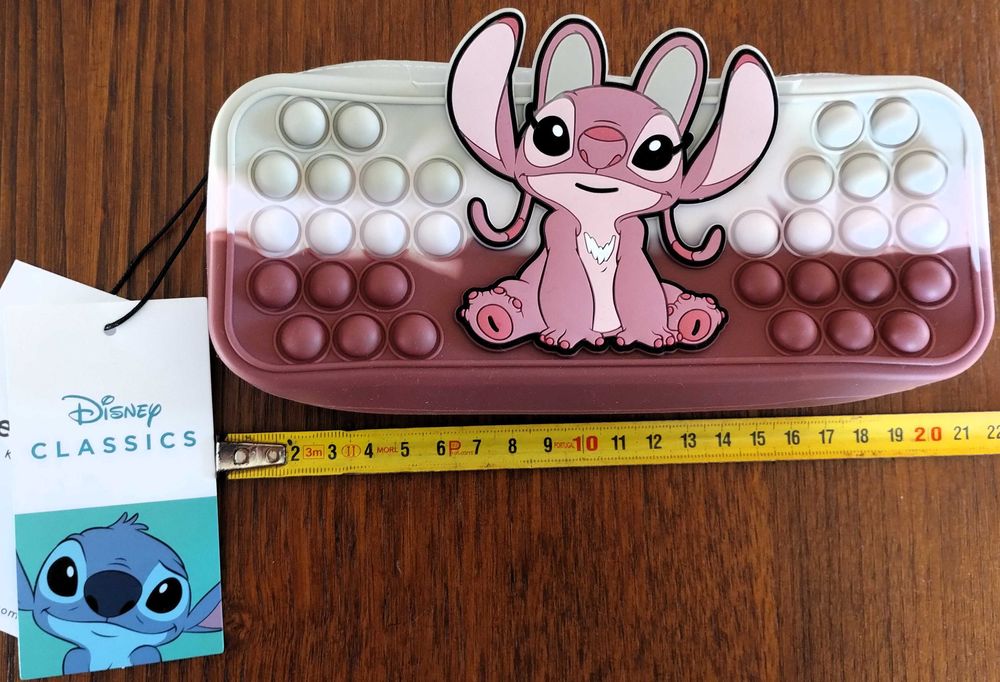 Bolsa Escolar Pop-it Stitch Silicone DIsney Lefties