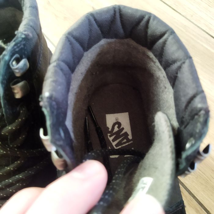 Vans 42.5 stylowe trapery skóra zamsz vibram, na wiosnę?