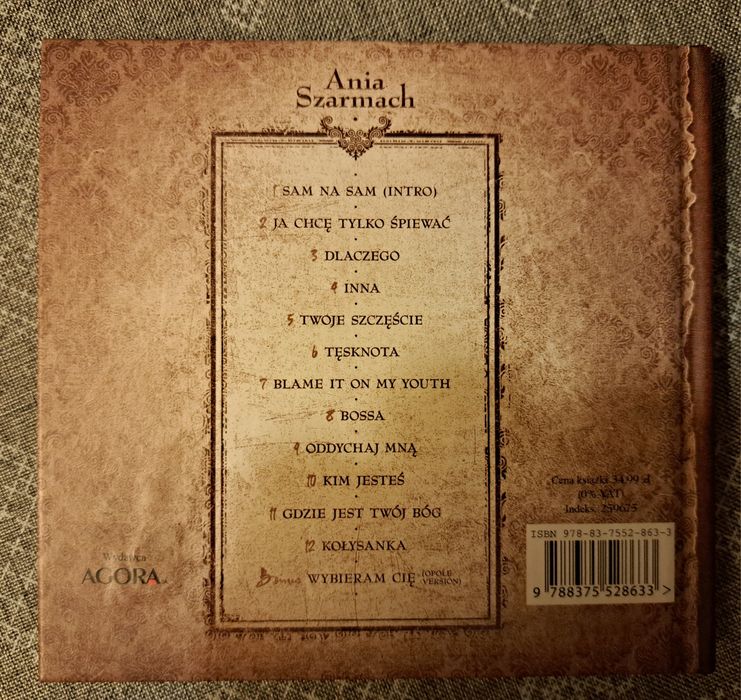 Płyta CD Ania Szarmach "inna"