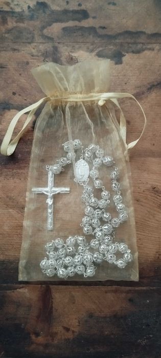 Terço antigo bolas de Viana perfeito estado