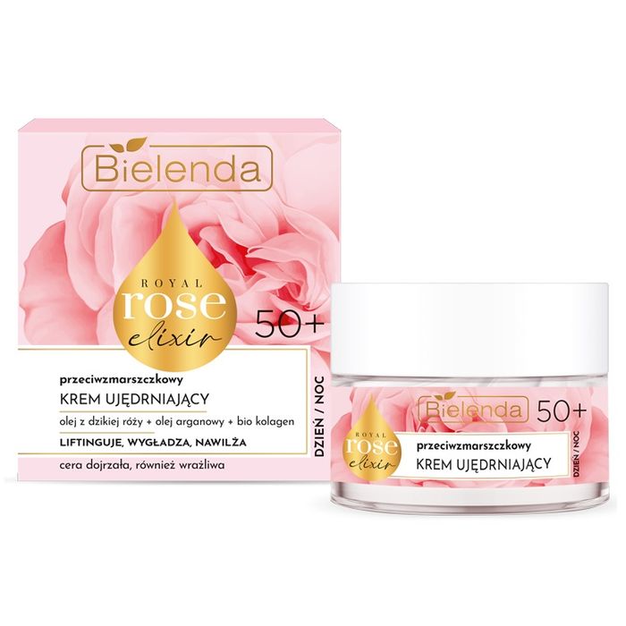 Bielenda Royal Rose Elixir przeciwzmarszczkowy krem ujędrniający 50+