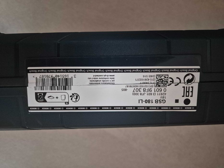 Nowa Wkrętarka Udarowa BOSCH Professional GSB 180-LI 2x2Ah 06019F8307