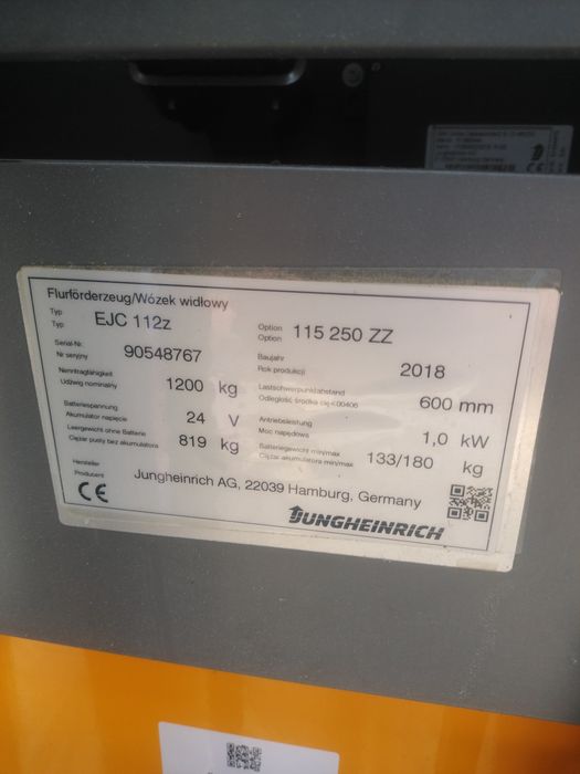 Jungheinrich EJC 112z