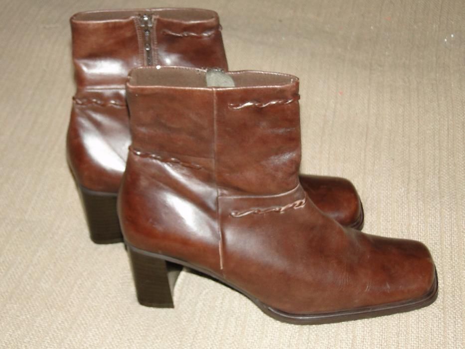 BUTY DAMSKIE SKÓRZANE Next Kozaczki Botki Zimowe r. 41 7 26,5