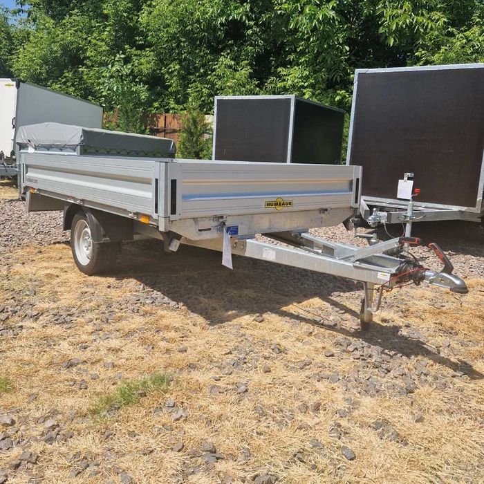 Німецький алюмінієвий причіп 2,6*1,6м. 1500кг Humbaur HN152616 з ПДВ
