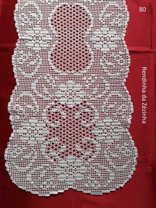 Centro mesa em crochê artesanal Novo