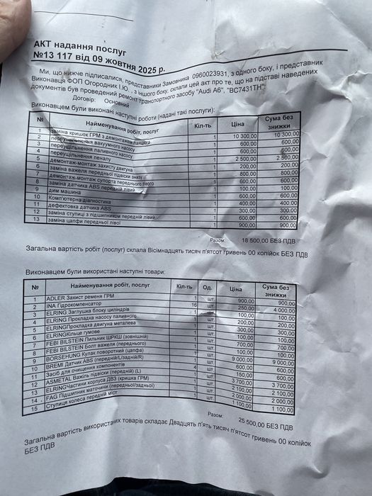 А6 С7 2012 рік 2.0 tfsi повний привід багата комплектація деталі за те
