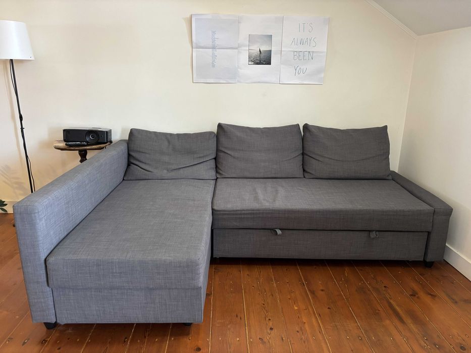 Sofa-bed with storage space